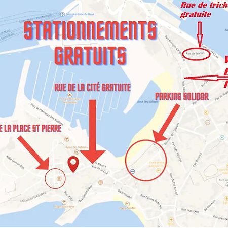 Appartement Saint Malo Vue Sur Mer Et Sur Intra Muros, Ferry, Plage Et Commerces A 50 M Eksteriør billede