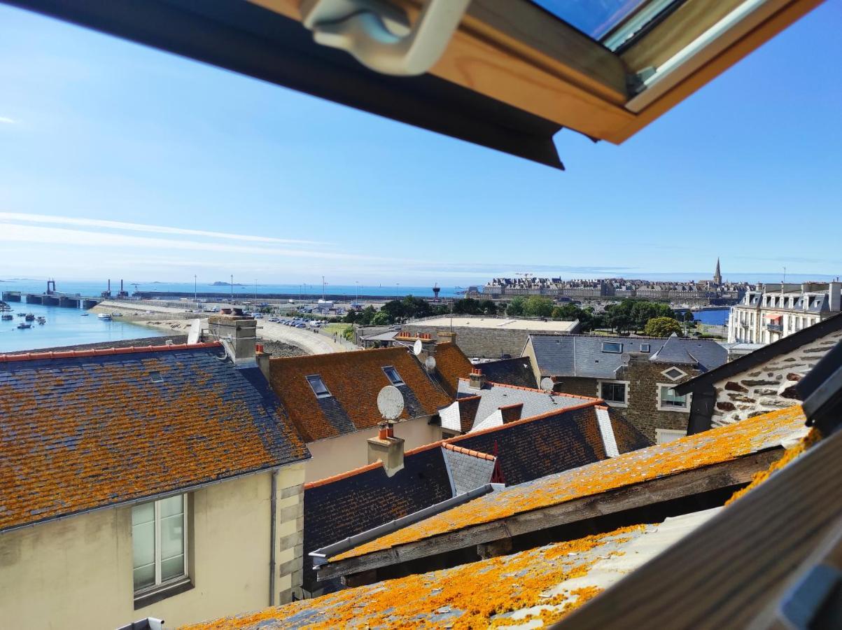 Appartement Saint Malo Vue Sur Mer Et Sur Intra Muros, Ferry, Plage Et Commerces A 50 M Eksteriør billede