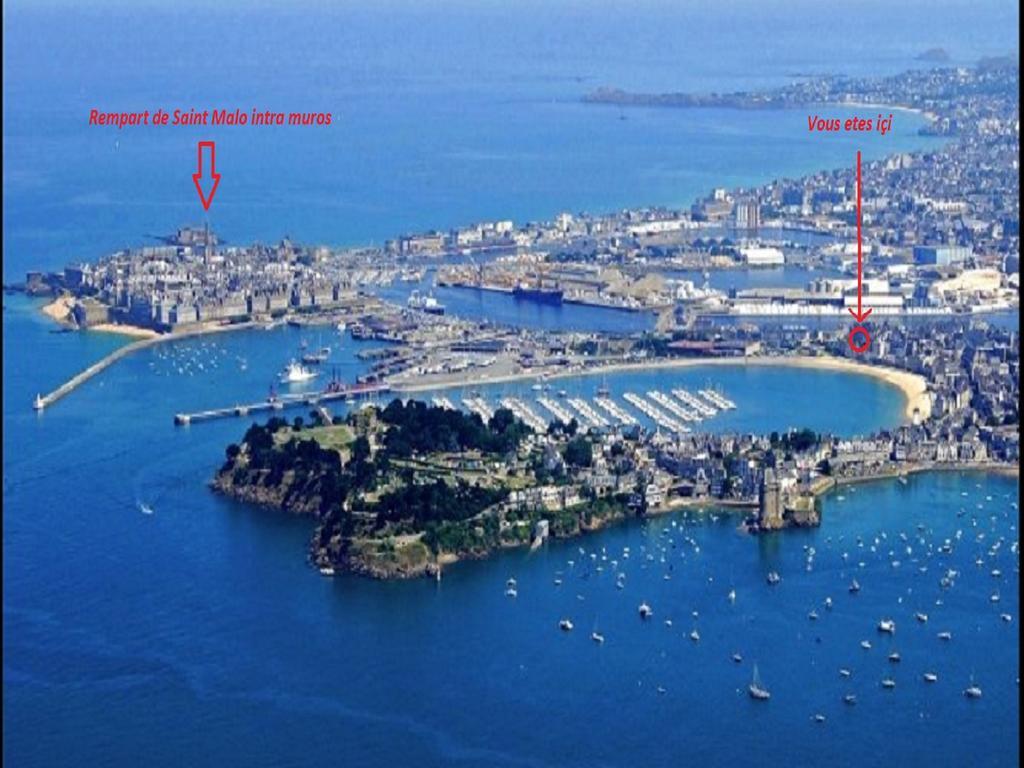 Appartement Saint Malo Vue Sur Mer Et Sur Intra Muros, Ferry, Plage Et Commerces A 50 M Eksteriør billede