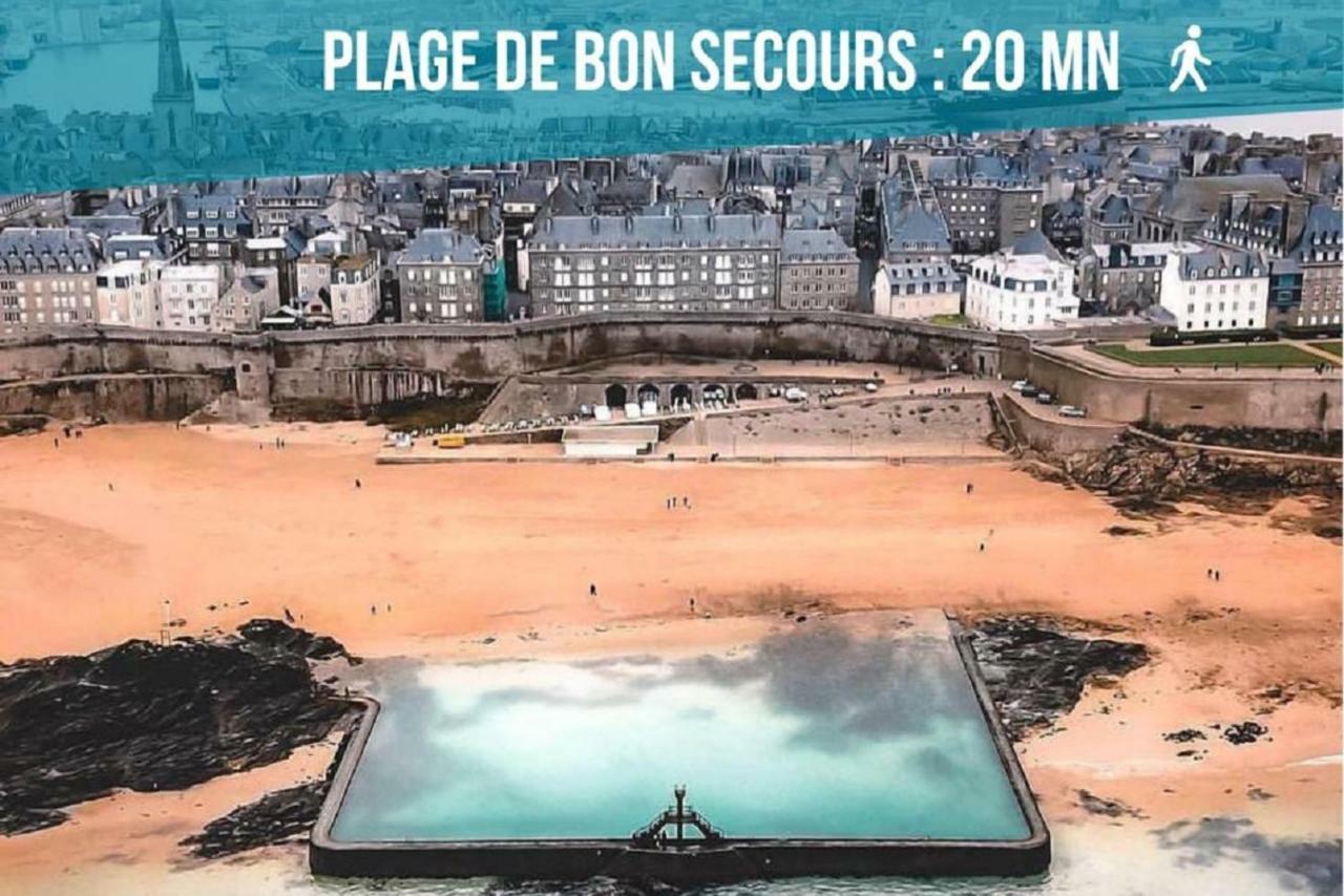 Appartement Saint Malo Vue Sur Mer Et Sur Intra Muros, Ferry, Plage Et Commerces A 50 M Eksteriør billede