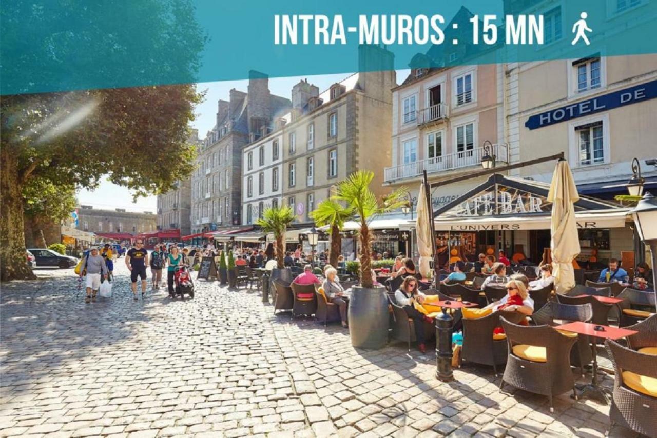 Appartement Saint Malo Vue Sur Mer Et Sur Intra Muros, Ferry, Plage Et Commerces A 50 M Eksteriør billede