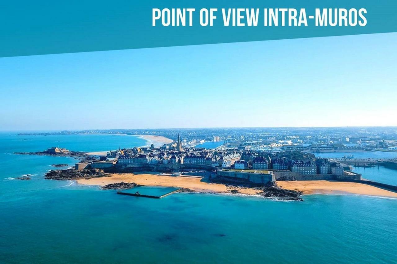 Appartement Saint Malo Vue Sur Mer Et Sur Intra Muros, Ferry, Plage Et Commerces A 50 M Eksteriør billede